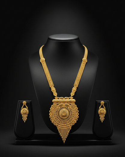 Aishwarya Surya Vamsa Royal Heritage Jewellery Set – Statement Necklace With Earrings