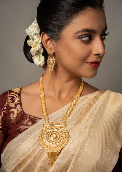 Aishwarya Surya Vamsa Royal Heritage Jewellery Set – Statement Necklace With Earrings